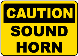 Caledonia Signs 58523 Free-Standing Floor Sign "Caution Forklift Trucks in Oper 