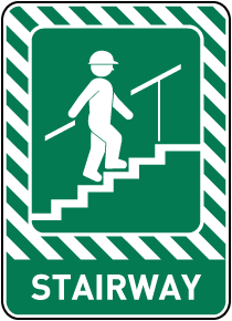 Stairway Sign