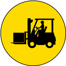 Forklift Floor Sign