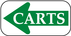 Carts (Left Arrow) Sign