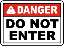 VARIOUS SIZES SIGN & STICKER OPTIONS STOP NO ENTRY TO WORKSHOP SIGN 