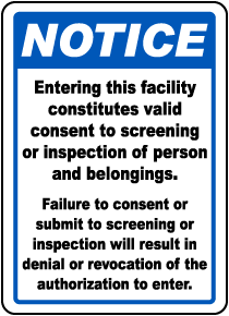 Valid Consent To Screening Sign