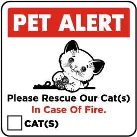 Please Rescue Our Cat Sticker