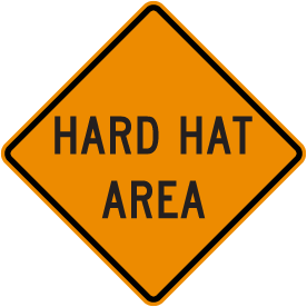 Hard Hat Area Sign