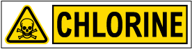 Chlorine Warning Label