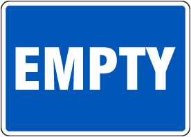 Empty Sign
