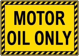 Motor Oil Sign