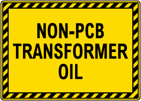 Non-PCB Transformer Oil Sign