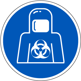 Hazmat Suit Symbol Sign