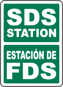 Bilingual SDS Station Sign
