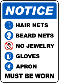 Notice PPE Requirements Sign