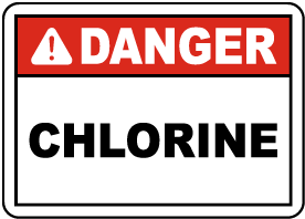Danger Chlorine Label