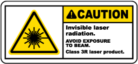 Invisible Laser Radiation Label