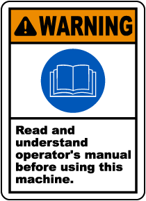 Read & Understand Manual Label