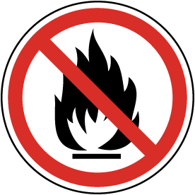 No Fire / Flame Label