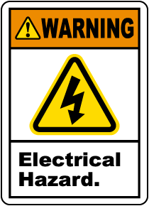 Warning Electrical Hazard