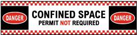 Permit Not Required Floor Sign