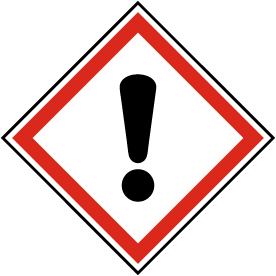 Hinweiß GHS Komprimierte Gase Aufkleber Warnaufkleber Warnung ab 1,5-20cm GHS04 