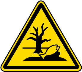 Substance or Mixture That Can Cause an Environmental Hazard Warning Label
