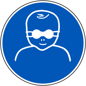 Protect Infants' Eyes With Opaque Eye Protection Label