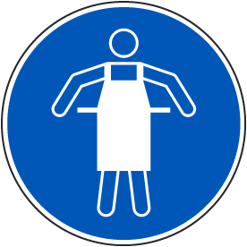 Use Protective Apron Label