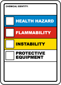 Hazardous Material ID Sign / Label
