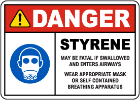 Danger Styrene May Be Fatal Sign