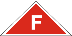 Red / White NJ Floor Truss Sign