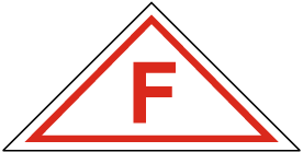 White / Red NJ Floor Truss Sign