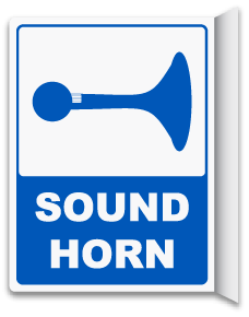 2-Way Sound Horn Sign