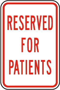 Reserved For Patient Sign