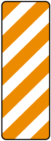 Orange / White Right Object Marker