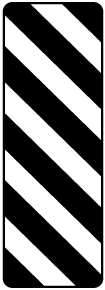 Black / White Left Object Marker