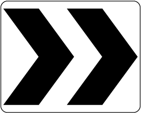 Roundabout Directional Sign