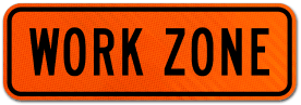 Work Zone Sign
