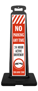 No Parking Any Time Vertical Panel