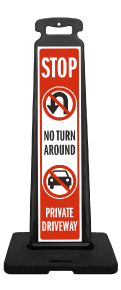 No Turn Around Vertical Panel