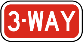 3 Way Sign