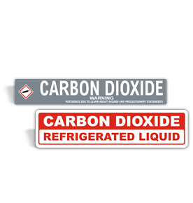 Carbon Dioxide Pipe Markers