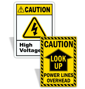 Caution Electrical Signs