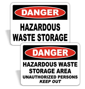 Hazardous Waste Signs