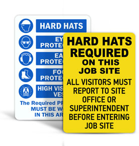 Construction PPE Signs