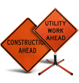 Construction Work Signs