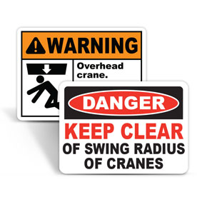 Crane Safety Signs
