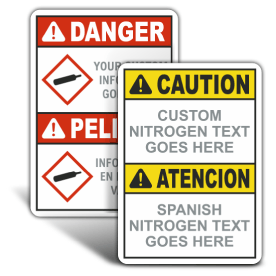 Bilingual OSHA Sign
