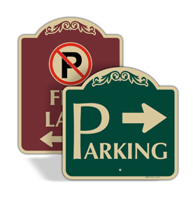 Decorative Parking Signs