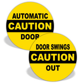 Automatic Door Stickers