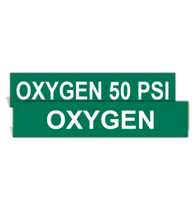 Oxygen Pipe Markers