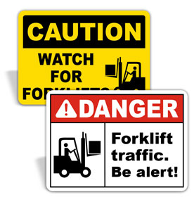 Forklift Signs 