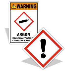 Argon GHS Signs